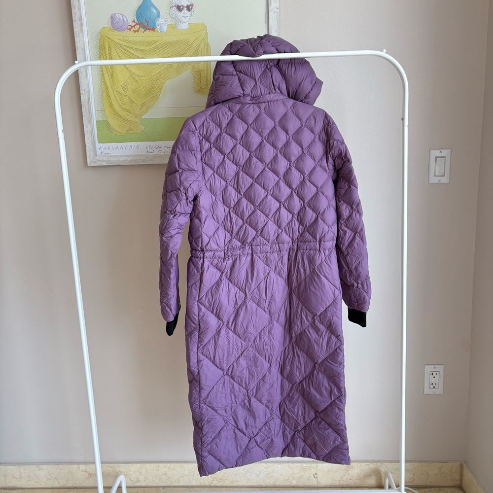 Soia & Kyo Purple Quilted Puffer Coat - Picture 9 of 11